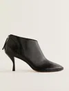 Reformation Gretel Ankle Boot In Black Leather