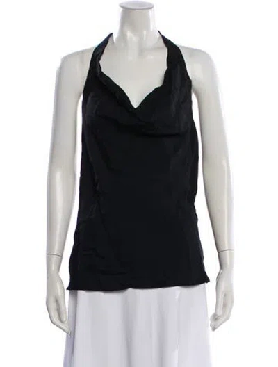 Pre-owned Reformation Halterneck Sleeveless Top W/ Tags In Black