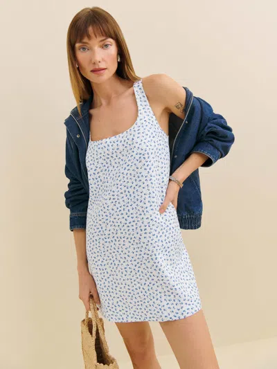 Reformation Hamley Linen Dress In Hanna