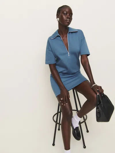 Reformation Hampton Sweat Dress In Morning Glory