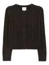 Reformation Hannah Cardigan In Brown