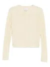 Reformation Hannah Cardigan In White