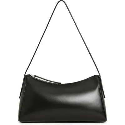 Reformation Hannah Leather Shoulder Bag In Black Leather