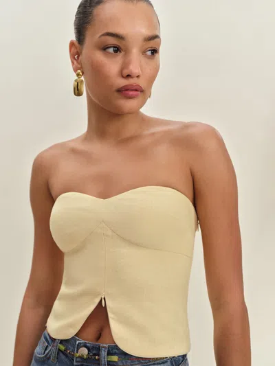 Reformation Haut En Lin Maisie
