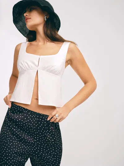Reformation Haut Jianna In White