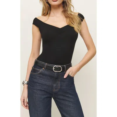 Reformation Haven Cap Sleeve Knit Top