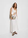 Reformation Haven Skirt In White