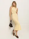 Reformation Hays Knit Two Piece In Buttercream