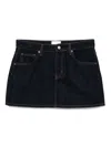 Reformation Hazel Mini Skirt In Blue