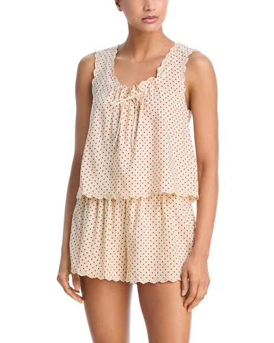 Reformation Hazel Pajama Set In Neutral