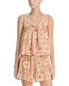 Reformation Hazel Pajama Set In Neutral