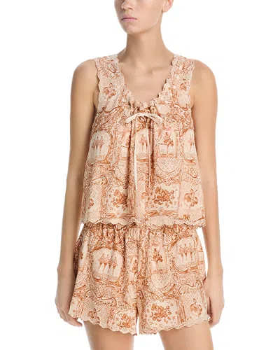 Reformation Hazel Pajama Set In Neutral