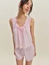 Reformation Hazel Pajama Set In Rose