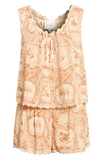 Reformation Hazel Short Pajamas In Pink