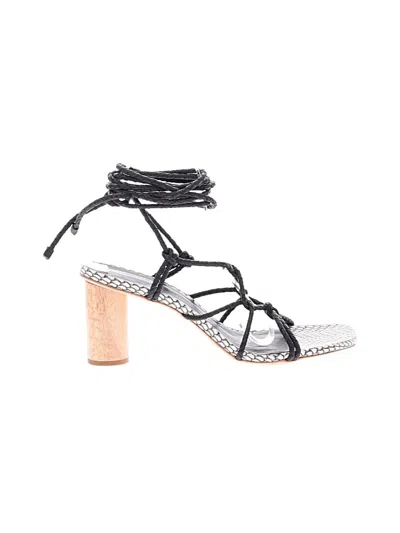 Pre-owned Reformation Heels In Black