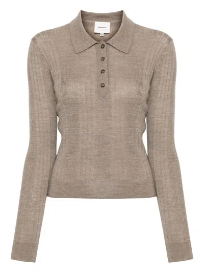 REFORMATION HERMIA POLO TOP