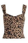 Reformation Hester Floral Crepe Top