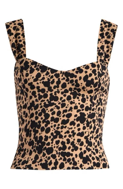 Reformation Hester Floral Crepe Top