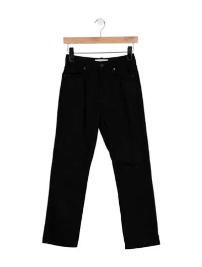 Pre-owned Reformation High-rise Straight Leg Jeans In Black