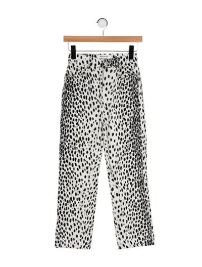 Pre-owned Reformation High-rise Straight Leg Jeans In Green