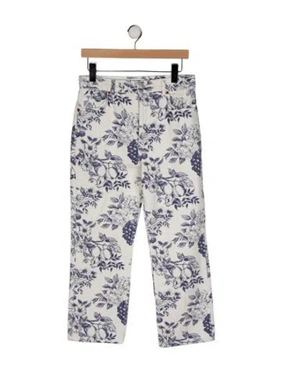 Pre-owned Reformation High-rise Straight Leg Jeans In Multi