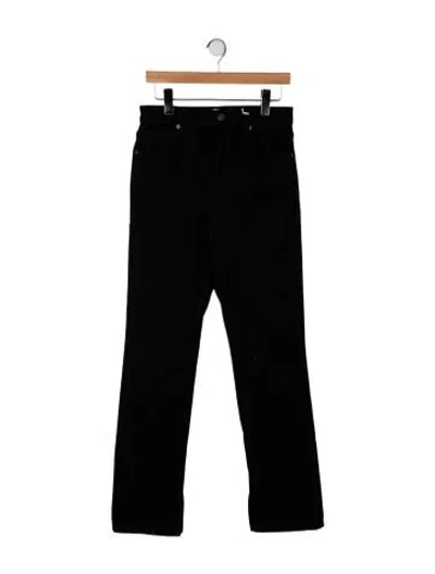 Pre-owned Reformation High-rise Straight Leg Jeans W/ Tags In Black