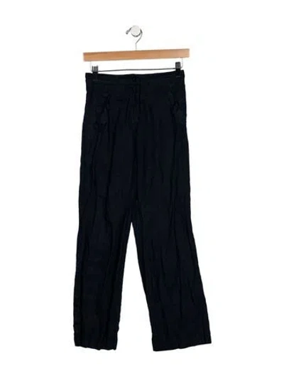 Pre-owned Reformation High-rise Wide Leg Jeans In Blue