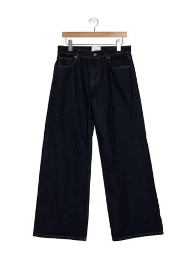 Pre-owned Reformation High-rise Wide Leg Jeans W/ Tags In Blue