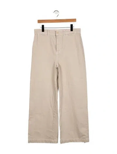 Pre-owned Reformation High-rise Wide Leg Jeans W/ Tags In Neutrals
