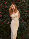 Reformation Hildie Silk Dress In Sugar