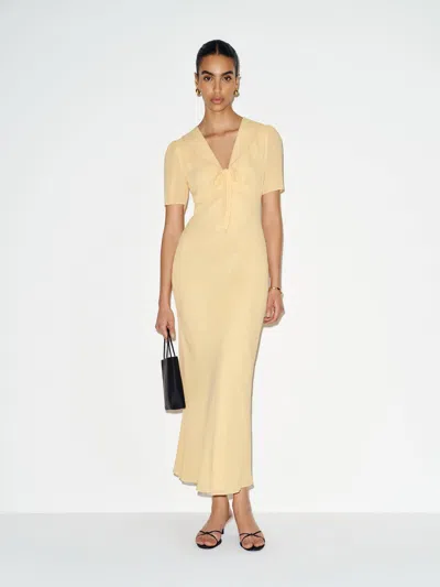 Reformation Hiroka Dress Yellow 8
