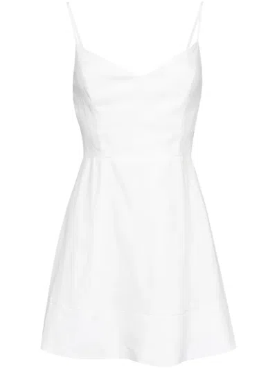 Reformation Holt Linen Dress In White