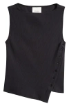 Reformation Hudson Knit Tank In Black