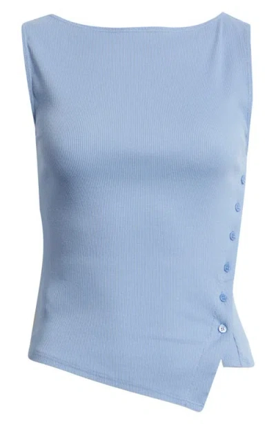Reformation Hudson Knit Tank In Blue