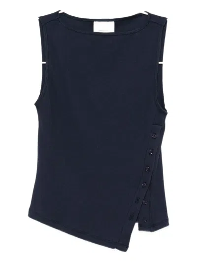 Reformation Hudson Top In Blue
