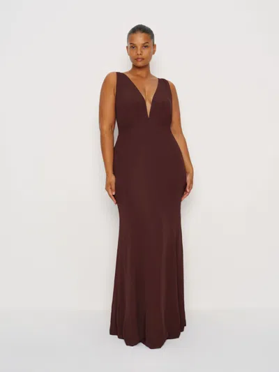 Reformation Hugo Dress Es In Brown