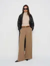 Reformation Hugo Low Rise Pant In Neutral