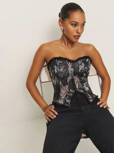 Reformation Idalia Top In Night Woods