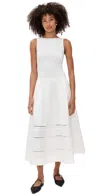 Reformation Idelle Midi Dress In White