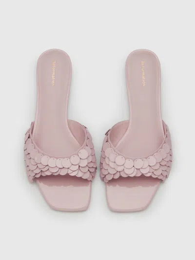 Reformation Imogen Flat Sandal Pink 10.5