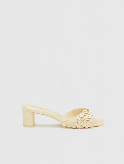 Reformation Imogen Heeled Sandal Yellow 9.5