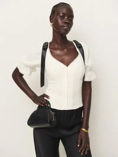 Reformation Inara Top In Gossamer