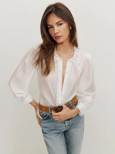 Reformation Indy Top In White