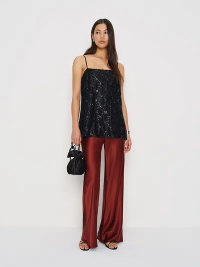 Reformation Ines Top In Black