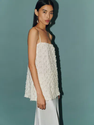 Reformation Ines Top In White