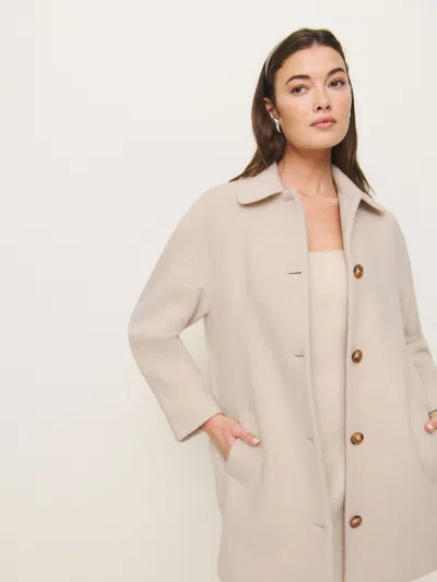 Reformation Irene Jacket In Cream