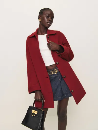 Reformation Irene Jacket In Lipstick
