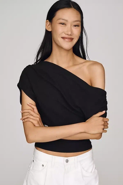 Reformation Iris Knit Top In Black