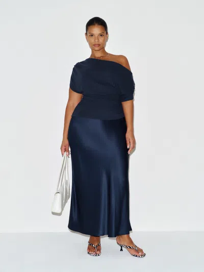 Reformation Iris Knit Top Es Blue 3x