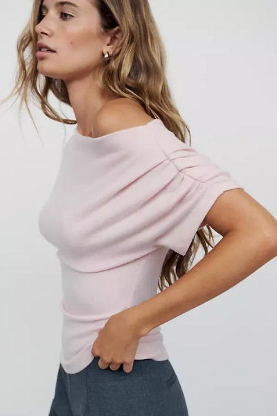Reformation Iris Knit Top In Pink